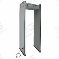 METAL DEFENDER Walk-Through Metal Detector: 6 Zones, 87 1/2 in x 37 1/4 in x 15 1/2 in, Sound Alert (MPN MD-6-ADA). Key specifications — Brand: METAL DEFENDER; Alert Type: Sound; Power Source: Electrically Corded with Battery Backup.