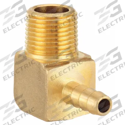 APPROVED VENDOR Barbed Hose Fitting: For 3/8 in Hose I.D., Hose Barb x NPT, Male x Male - Brass Multipurpose (Air, Water, Chemical) Rigid Barbed Hose Fittings