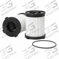 FLEETGUARD Fuel Filter with Water Separator: Cartridge, 5 1/16 in Overall Lg, 4 7/16 in Outside Dia (MPN FS53029NN). Key specifications — Brand: FLEETGUARD; Media Material: Cellulose; Compatible Vehicle Make: Nissan.