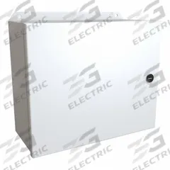 HAMMOND Electrical Enclosure: Steel, 10 in x 12 in x 5 in, NEMA 12/13/3R/4, w/Panel, Solid Cover (MPN EJ10125LG). Key specifications — Closure Method: Latches; Brand: HAMMOND; Knockouts: Not Included.