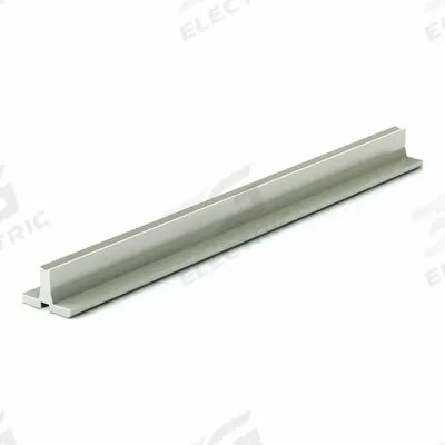PBC LINEAR Linear Shaft Support Rail: 40 mm Shaft Dia, 600 mm Lg, Unfinished - Linear Shaft Support Rails
