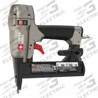 PORTER CABLE Staple Gun: For 1/4 in Staple Wd, For 18 ga Staple Gauge, Crowned, 1/4 in Male NPT (MPN NS150C). Key specifications — attr1320959: Crowned; attr1320964: PORTER CABLE.