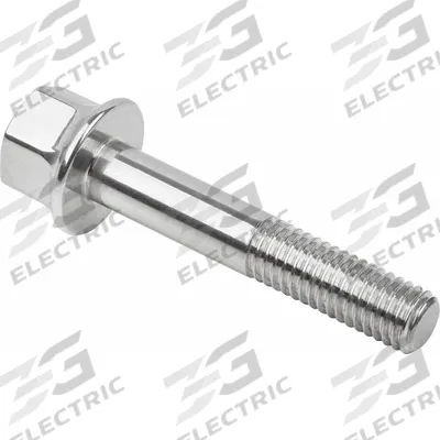 KIPP Hygienic USIT Hex Head Screw: Stainless Steel, Partially Threaded, M10 - Hygienic USIT Flanged Hex Head Screws