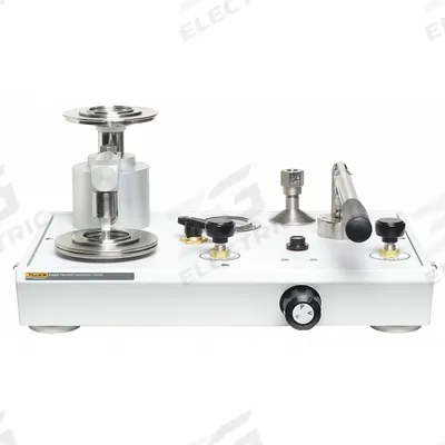FLUKE Pneumatic Deadweight Tester: Pneumatic Deadweight Tester, NIST, AC Adapter - Air-Operated Dual PCU Pneumatic Deadweight Testers
