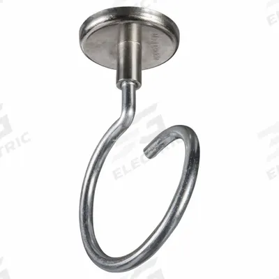 MAG DADDY Cable Hanger: 2 in Max. Bundle Dia., Steel - Magnetic-Mount Bridle Rings & Saddle Rings