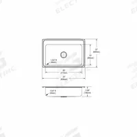 JUST MANUFACTURING Bowl Drop-In Sink: 33 in Overall Lg, 21 1/4 in Overall Wd, 6 1/2 in Bowl Dp (MPN SLFADA2133A653-J). Key specifications — Brand: JUST MANUFACTURING; Color Family: Silver/Gray.