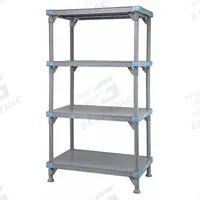 QUANTUM STORAGE SYSTEMS Shelving Unit: 36 in x 24 in, 62 in Overall Ht, 4 Shelves, Quick-Adjust (MPN QP243662SS-4). Key specifications — Resistance Properties: Abrasive Chemical-Resistant; Shelf Adjustment Type: Quick-Adjust; Frame Material: Polypropylene; Shelving Material: Polypropylene; Brand: QUANTUM STORAGE SYSTEMS.