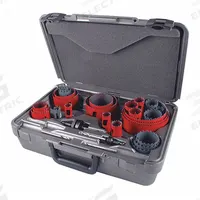 MORSE Hole Saw Kit: 29 Pieces, 1 15/16 in Max. Cutting Dp, Bi-Metal, 5/6 Teeth per Inch (MPN MHSELE01). Key specifications — attr1098178: 5/6; attr1098172: MORSE.