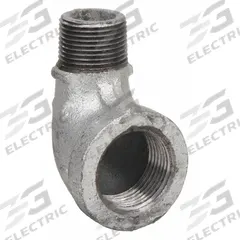ANVIL Metal Pipe Elbow: 90° Elbow, 300 psi @ 150° F, 1/2 in x 3/8 in, Malleable Iron, Made in USA (MPN 0311018808). Key specifications — Maximum Operating Pressure: 300 psi @ 150° F; (DO NOT SEND) Manufacturer Location: Made in USA.