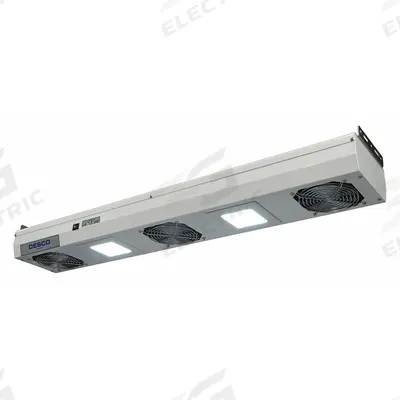 DESCO Overhead Ionizer: 37 3/8 in Overall Dp, 4 in Overall Ht, 6 5/8 in Overall Wd - Overhead Air Ionizers