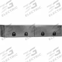BUYERS PRODUCTS Top Sider: Topside Truck Box, Double Flip-Up Doors Lid, T-Handle Compression, Silver (MPN 1701361). Key specifications — Brand: BUYERS PRODUCTS; Color: Silver; Lock Type: Keyed.