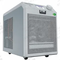 DURACHILL Chiller: -20°C, 2900 W, Heated and Refrigerated, 13.25 lpm Flow Rate, Turbine, 230V AC (MPN CA10A3T1-41AA1N). Key specifications — Brand: DURACHILL; Display Type: LCD; Temperature Accuracy Tolerance: +/-0.1°C; Voltage: 230V AC; Min Temp Setting: -20 °C.
