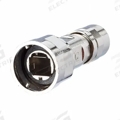 METZ CONNECT Plug Housing: Plug Housing, 1 Ports, Metal, IP65/IP6X/IPX7, -40°F to 158°F - Plug-Style Data & Network Connector Housings