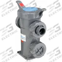 HAYWARD Basket Strainer: PVC, 0.125 in Screen Size, Single, Socket and Threaded, 2 in, 15 1/2 in Ht (MPN SB1200STE18). Key specifications — Brand: HAYWARD; Compatible Product Type: Water; Gasket Material: EPDM; Screen Material: PVC.