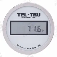 TEL-TRU Digital Thermometer: -67°F to 302°F, +/-0.4, 0.1°F /0.1°C, Fahrenheit (MPN ND3AXDV11W1-P12066). Key specifications — Brand: TEL-TRU; Accuracy: +/-0.4.