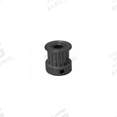 Dayton Timing Pulley: Curvilinear, Fixed, For 9 mm Belt Wd, 10 Teeth, 3 mm Pitch - HTD Section Fixed-Bore Timing Pulleys with Hub