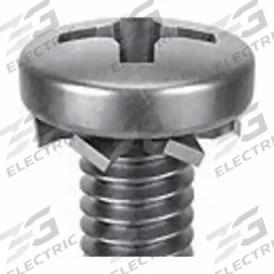 SEMS Screw: External Tooth, #10-32 Thread Size, 1/2 in Lg, Stainless Steel, Passivated - Machine Screws with External Tooth Lock Washers