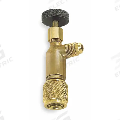 JB INDUSTRIES Access Valve: Access 1/4 in SAE, Line 1/4 in SAE - Single-Connection Access Elbows