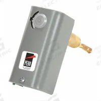 JOHNSON CONTROLS Line Volt Mechanical Tstat: 100° to 240°F, Steel, Adj, 6° to 24°F (MPN A19ABC-41C). Key specifications — Switch Type/Action: SPDT, Open/Close on Rise; Temperature Control Range: 100° to 240°F; Temperature Differential: 6° to 24°F; Voltage: 24 to 600V AC; Capillary Length/Bulb Diameter: 7-5/6 ft Capillary, 5 in x 3/8 in Bulb; Brand: JOHNSON CONTROLS; Differential Type: Adjustable; Enclosure Material: Steel.