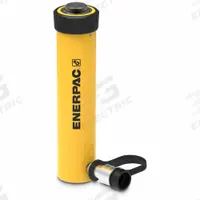 ENERPAC Hydraulic Ram: Single Acting, 15 ton Nominal Capacity, 8 in Nominal Stroke Lg, Steel (MPN RC158). Key specifications — attr98927: ENERPAC.