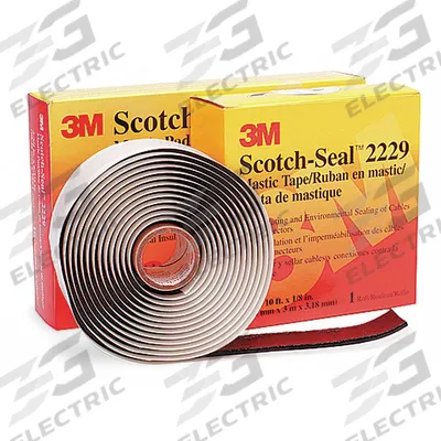 3M Electrical Tape: 1 in Wd, 3 3/8 yd Lg, 125 mil Thick, Vinyl, Mastic - Moisture-Resistant Electrical Tape, Pads & Putty