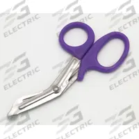 MEDI-FIRST EMT Utility Scissors: Scissors, Stainless Steel, Rounded, Plastic, 7 in Overall Lg (MPN 70901-PR). Key specifications — Disposability: Reusable; Product Type: Scissors; Color: Purple; Blade Material: Stainless Steel; Handle Material: Plastic; Brand: MEDI-FIRST; Blade End Type: Rounded.