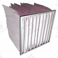 GRAINGER Pocket Air Filter: 24 in x 24 in x 22 in, MERV 13, Pink, Synthetic, 10 Pockets (MPN 3XJ75). Key specifications — Display Sell UOM: EA; Brand: GRAINGER; Media Material: Synthetic; Performance Rating: MERV 13.