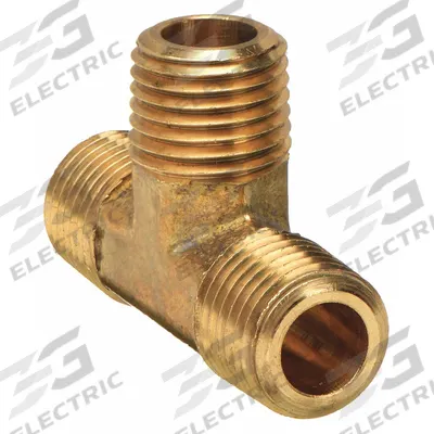 APPROVED VENDOR Metal Pipe Tee: Tee, 1/8 in x 1/8 in x 1/8 in, 1,000 psi, 1 1/4 in Lg - Threaded High-Pressure Pipe Fittings for Potable Water