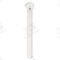 PANDUIT Cable Tie: 27 1/2 in Nominal Lg, 8 in Nominal Max. Bundle Dia., 0.27 in Wd, Natural, 50 PK (MPN BT8LH-L). Key specifications — Outdoor Use: No; Color: Natural; Brand: PANDUIT.