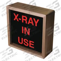 TAPCO Custom Backlit Sign: X-Ray In Use (MPN 140062)
