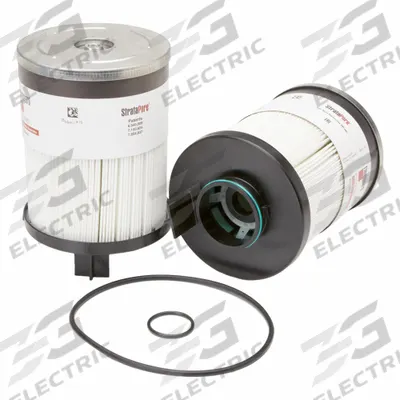 FLEETGUARD Automotive Fuel Filter: 19 1/2 in Overall Lg, 6 1/16 in Outside Dia - Can-Type Fuel/Water Separators