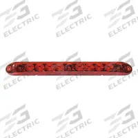 GROTE Bar Lamp: Clearance Light, LED, Rectangular, Red, Screw, Blunt Cut Wires, 1 3/16 in Overall Ht (MPN 49192). Key specifications — Lens Color: Red; Brand: GROTE; Electrical Connection: Blunt Cut Wires; Lighting Technology: LED; Mount Type: Screw; SAE Lens Code: P3.