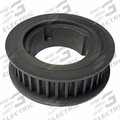 APPROVED VENDOR Timing Belt Pulley: Modified Curvilinear, Bushed, For GT Timing Belt Section, Steel (MPN 27-8MX21-1108). Key specifications — Brand: APPROVED VENDOR; Finish: Black Oxide; For Belt Series: Polychain® GT® Carbon™; For Bushing Size: 1108.