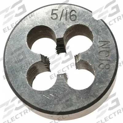 WESTWARD Alloy Steel Die 1" Width, 5/16-18 UNC: CCT1060-85, Die - Pneumatics