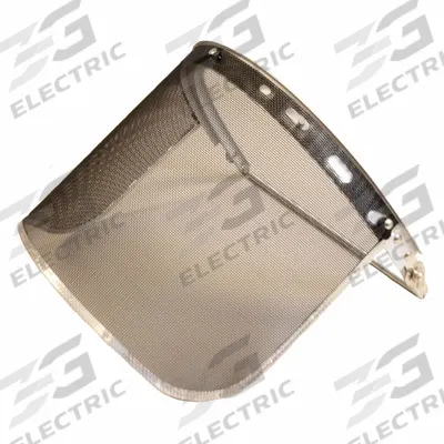 BULLARD Face Shield: Uncoated, Aluminum, Clear - Bullard Face Shield Assemblies for Hard Hats