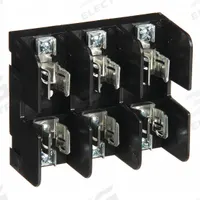 MERSEN Fuse Block: Open Block Design, 3 Pole, 600 V AC, Box Lug, Non-Indicating (MPN 60608T). Key specifications — Brand: MERSEN.