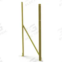 TRI-ARC Platform Support Leg: 3.3 ft Overall Ht, 24 in Overall Wd, Steel (MPN ULK0424). Key specifications — Material: Steel; Color: Yellow; Includes: Fasteners; Brand: TRI-ARC.