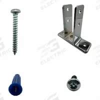 HADRIAN Wall Hung Screen Kit: Chrome Zamac, Chrome-Plated (MPN 600429). Key specifications — Hardware Pieces Included: (6) Screw #12 x 1-3/4" 6 Lobe Zinc; Compatible Partition Material: Stainless Steel; Material: Chrome Zamac; Finish: Chrome-Plated; Component Type: Wall Hung Screen Kit; Brand: HADRIAN.