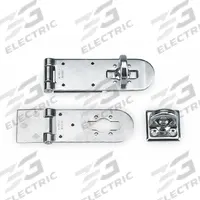 SUGATSUNE Hasp: Stainless Steel, 1 1/2 in Ht, 1 3/8 in Lg, 3 1/2 in Wd (MPN HP-635S). Key specifications — Brand: SUGATSUNE; Material: Stainless Steel.