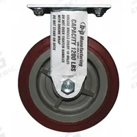 B & P MANUFACTURING Center Wheel, 8" x 2": For 5HXC4, For FHE-2460-217-HD10 (MPN 8057-114). Key specifications — For Use With Grainger Item Number: 5HXC4; For Use With Mfr. Model Number: FHE-2460-217-HD10; Fits Brand: B & P Manufacturing; Product Type: Center Wheel, 8" x 2"; Brand: B & P MANUFACTURING.