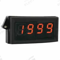 DWYER Digital Panel Meter: 1,999 Display Span - Max, 15 V DC – 24 V DC, 1 in Digit Ht - Max., 1,999 (MPN DPMA-402). Key specifications — Manufacturer Part Number: DPMA-402; Accuracy: +/-0.05%; Digital Display Screen Color: Red; Digital Display Screen Type: LCD; NEMA Enclosure Rating: 4; Product Type: LCD Digital Panel Meter; Series: DPMA; Terminal Connection Type: Screw Clamp.