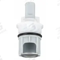 DELTA Cartridge: Use with Hot/Cold Water, Plastic, Rubber/Stainless Steel (MPN RP1740). Key specifications — For Water Temperature: Hot/Cold; Compatible Brand: Delta; Product Type: Cartridge; Material: Plastic.