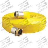 Water Discharge Hose: 2 in Hose Inside Dia., 50 ft Hose Lg, 200 psi, Yellow, MNPSM x FNPSM (MPN 45DU17). Key specifications — Brand: APPROVED VENDOR; Temp. Range: -4° to 140°F; Hose Color: Yellow.