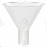 APPROVED VENDOR Funnel: Polypropylene, 65 mL, 66.04 mm, 16 mm, 25 mm Stem Lg, White (MPN 342555-0065). Key specifications — attr1372202: Powder Funnel; attr1372195: White; attr1372208: APPROVED VENDOR.