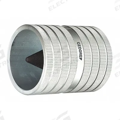GEDORE Pipe Reamer: Stainless Steel, 2 1/4 in Max Pipe Size, 3/8 in Min Pipe Size - Sleeve-Style Metal Tubing & Conduit Reamers