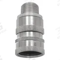 SANI-LAV Quick Connect Hose Adapter: Stainless Steel, Stainless, 2 in Overall Lg, GHT (MPN N18S). Key specifications — Inlet Connection Type: GHT; Brand: SANI-LAV; Color/Finish: Stainless; Includes: Quick Disconnect; Material: Stainless Steel; Product Type: Hose Adapter.