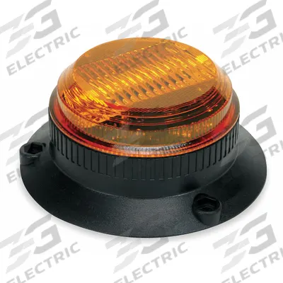 APPROVED VENDOR Warning Light: Amber, Strobe Tube, 12 to 80V DC, 5 3/4 in Overall Dia - Wired Strobe Lights