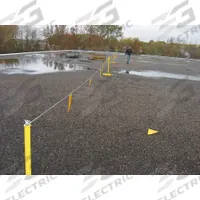 GARLOCK SAFETY SYSTEMS Warning Line System: 100 ft Line Lg, 3 3/8 ft Ht, Plastic (MPN 301548). Key specifications — Sub-brand: Everlast; Installation: Permanent; Warning Line Component: Warning Line System; Includes: (3) Stanchions; Flag Material: Plastic; Brand: GARLOCK SAFETY SYSTEMS.