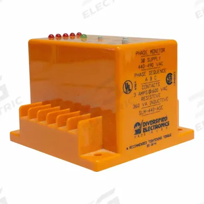 ATC DIVERSIFIED ELECTRONICS Phase Monitor Relay: 440 to 490V AC - Surface-Mounted Relays