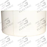 APPROVED VENDOR Barcode Printer Label: 4 in Label Wd, 5 in Label Ht, White, 3 in Core Dia., Matte (MPN 60DX74). Key specifications — Label Finish: Matte; Brand: APPROVED VENDOR; Label Color: White; Adhesive Material: Permanent; Label Material: Paper; Perforation: Perforated.